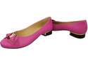 Damen Ballerinas Naturleder Fuchsia 894 ElitaBut
