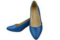Damen Pumps Blau Echtleder Spitz Zehen Absatz ElitaBut 221