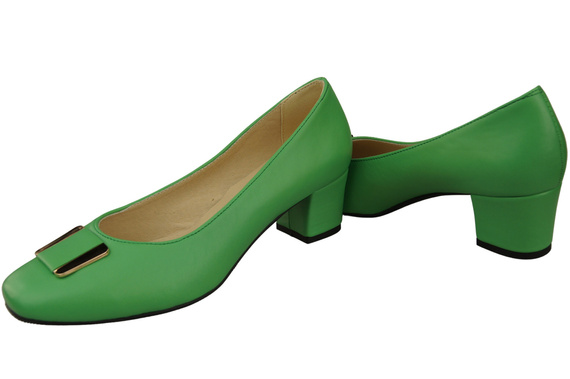 Damenschuhe Pumps Naturleder 187 Lime ElitaBut