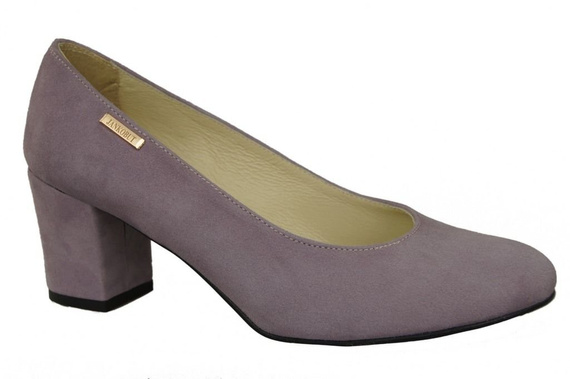 Damenschuhe Pumps Lila Naturleder Wildleder 125 ElitaBut