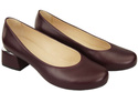 Damenschuhe Pumps Naturleder 159 Burgund ElitaBut