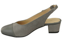 Damenschuhe Sandalen Naturleder 165 Grau ElitaBut