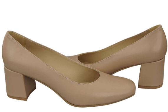 Damenschuhe Pumps Naturleder 171 Cappuccino Lico ElitaBut