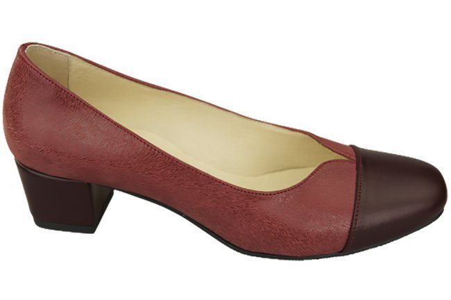 Damenschuhe Pumps Naturleder 164 Burgund ElitaBut
