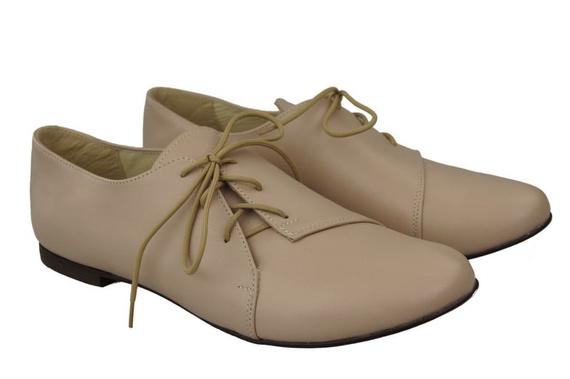 Damen-Ballerinas Cappuccino, Naturleder 110 ElitaBut
