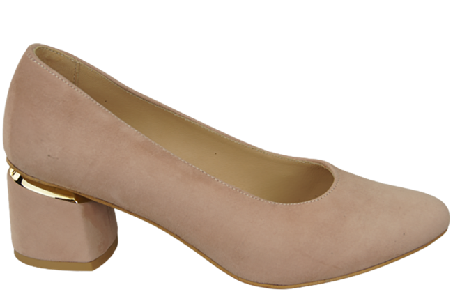 Damenschuhe Pumps Rosa Natürliches Wildleder 143 Von ElitaBut