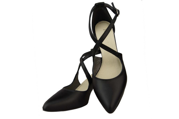 Damenschuhe Sandalen mit niedrigem Absatz Schwarz 102 ElitaBut