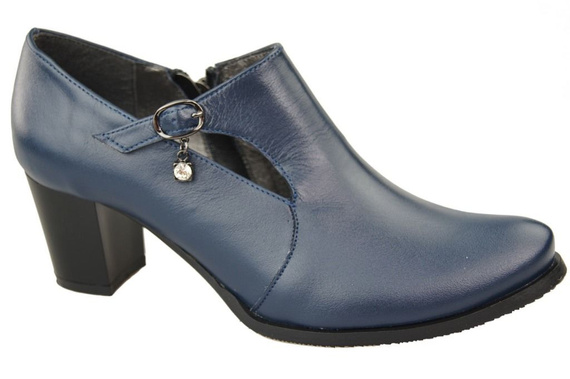 Damenstiefel Naturleder Marineblau 109 ElitaBut