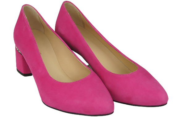 Damenschuhe Pumps Fuchsia Natürliches Wildleder 143 Von ElitaBut