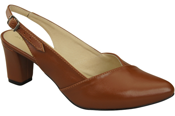 Damen Footwear Braun Stiletto Sandalen Natural Leder 217 ElitaBut