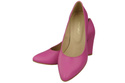 Damenschuhe Pumps Fuchsia Naturleder 170 ElitaBut