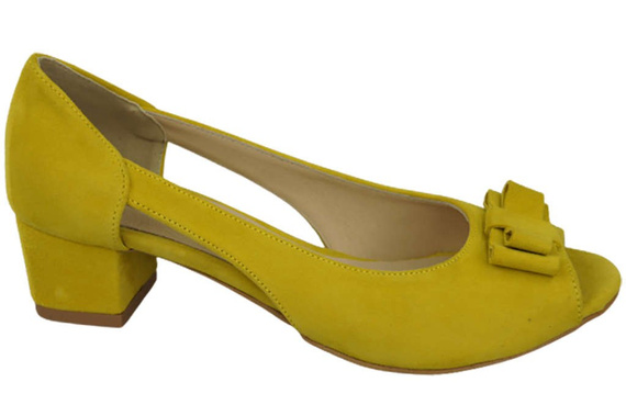 Damenschuhe Zitronensandalen, natürliches Wildleder 145 von ElitaBut