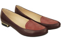 Damen Ballerinas Lords, Naturleder, Burgund 908 ElitaBut