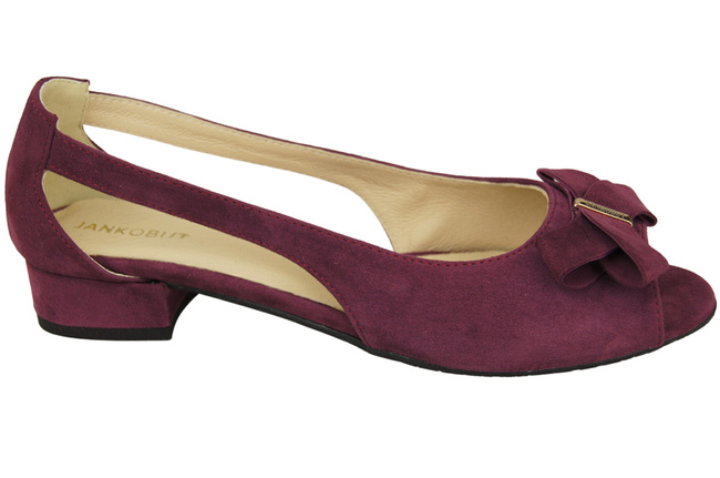 Schuhe Damensandalen Burgunderrotes natürliches Wildleder 994 Kombination aus Stil und Komfort ElitaBut