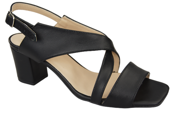 Damenschuhe Sandalen Schwarz Naturleder 149 ElitaBut