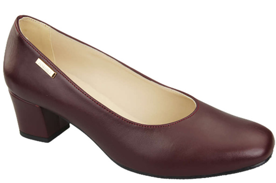 Damenschuhe Pumps Naturleder 172 Burgund ElitaBut