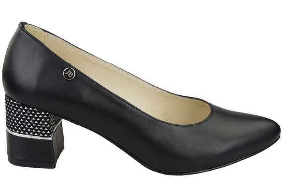Damenschuhe Pumps Schwarz Naturleder 142 ElitaBut