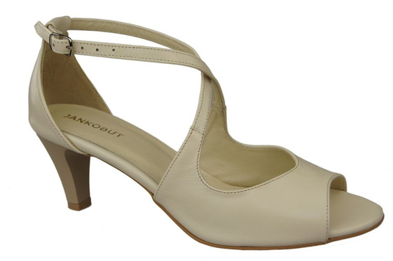 Damenschuhe Beige Sandalen Naturleder 115 ElitaBut