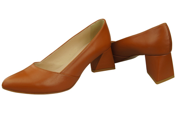 Damen Pumps Rotes Echtleder Spitz Zehen Absatz ElitaBut 221