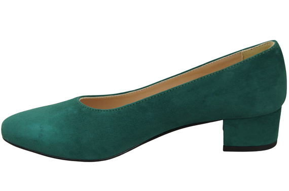 Bequeme Damen-Schuhe Malachit aus echtem Veloursleder 220 Z ElitaBut