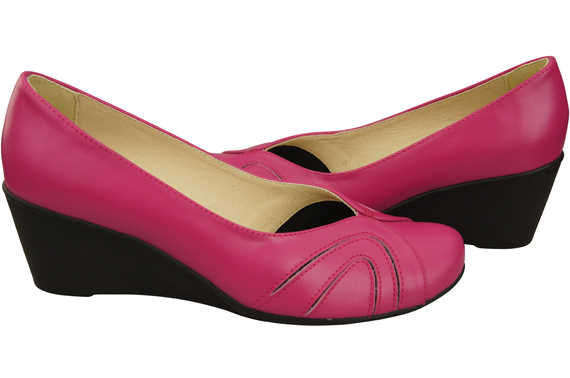 Damen Schwarz Naturleder Gestiefelte Purpurfarbig 828 ElitaBut