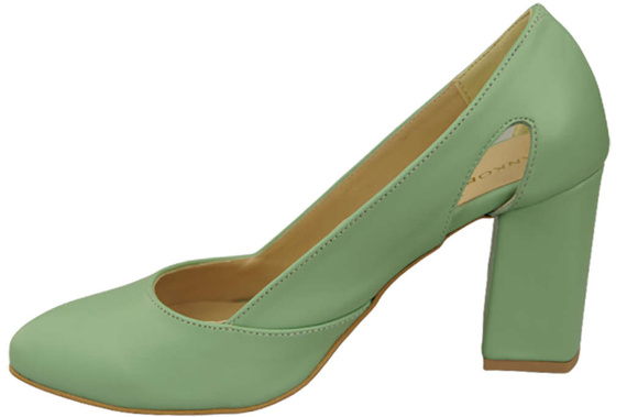 Damenschuhe Pumps Mint, Naturleder 184 ElitaBut