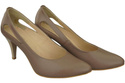 Damenschuhe Cappuccino-Pumps Naturleder 166 ElitaBut