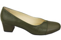 Damenschuhe Pumps Naturleder 164 Olive ElitaBut