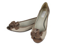 Damen Ballerinas Naturleder Cappuccino 710 ElitaBut