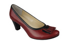 Damenschuhe Pumps, Naturleder, Rot 824 ElitaBut