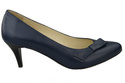 Damenschuhe Pumps Naturleder Marineblau 989 ElitaBut