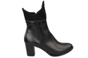 Damen-Winterstiefel, Naturleder, Schwarz 137 ElitaBut