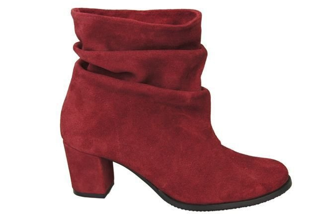 Damenschuhe Stiefel, Naturleder, Burgund 986 ElitaBut