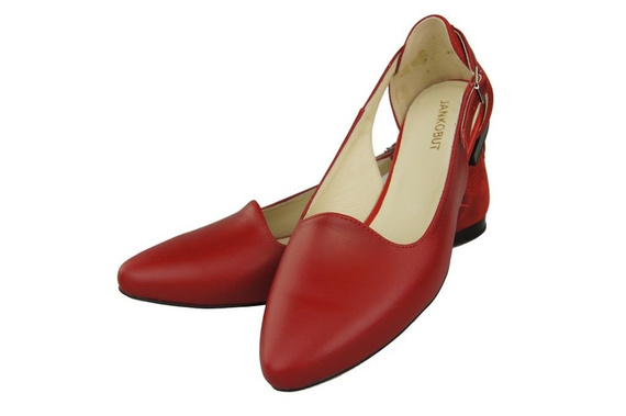 Schuhe Damen Sandalen Rot Naturleder 127 ElitaBut