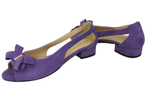 Schuhe Damen Sandalen Lila Natürliches Wildleder 994 Kombination aus Stil und Komfort ElitaBut