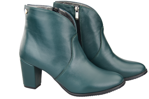 Winterstiefel für Damen, Naturleder, Malachit 152, von ElitaBut