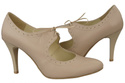 Damenschuhe Pumps Naturleder Cappuccino Lico 553 ElitaBut