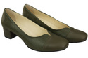 Damenschuhe Pumps Naturleder 164 Olive ElitaBut