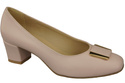 Damenschuhe Pumps Naturleder 187 Puderrosa ElitaBut