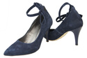Damenschuhe Pumps, natürliches Wildleder, Marineblau 983 ElitaBut