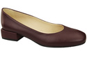 Bequeme Frauen Schuhe Burgund Flats Natural Leder 204 ElitaBut