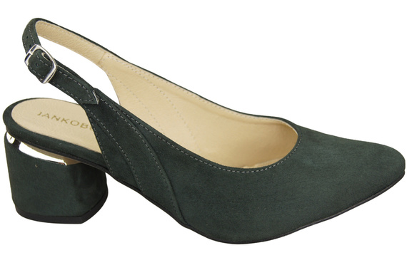 Damensandalen aus natürlichem Wildleder Graphit Eleganz und Komfort 196 von ElitaBut