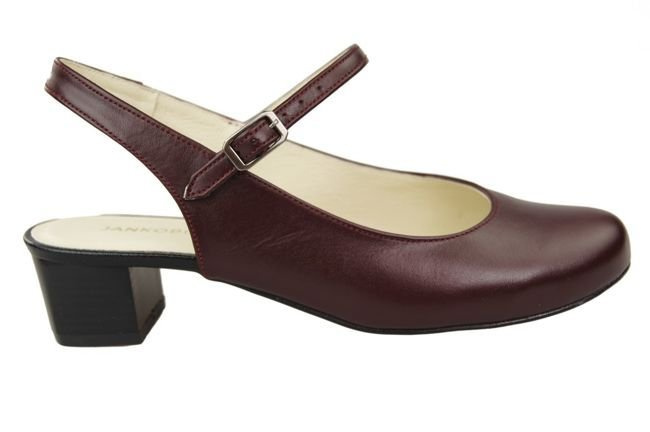 Damenschuhe Sandale Burgund Naturleder 108 ElitaBut