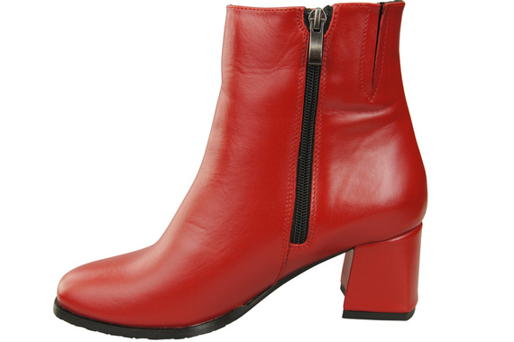 Damenstiefel Rot für Winter Naturleder 214 Z ElitaBut