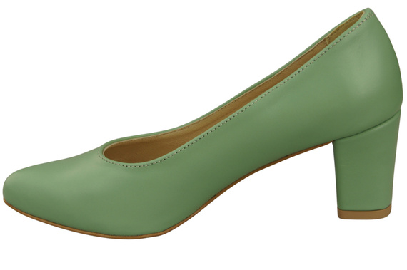 Klassische Glatt Damen Minze Naturleder Schuhe 213 ElitaBut