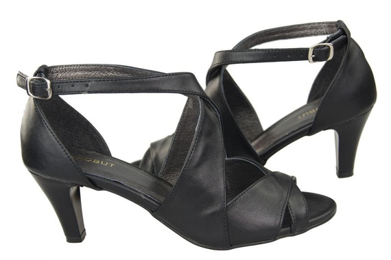 Damenschuhe Sandalen Schwarz Naturleder 130 ElitaBut