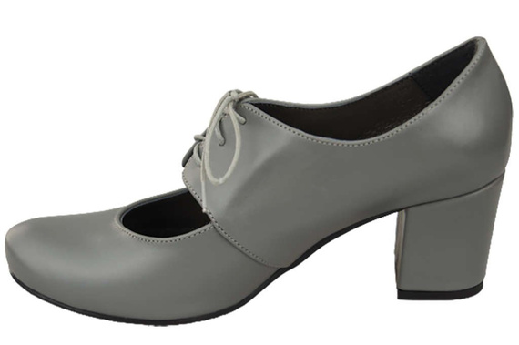 Schuhe Damenschuhe, Naturleder, Grau 161 ElitaBut