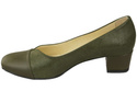 Damenschuhe Pumps Naturleder 164 Olive ElitaBut