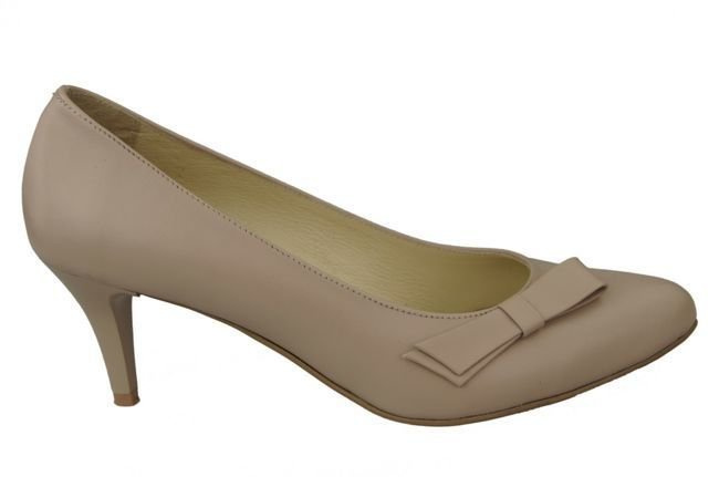 Damenschuhe Pumps Naturleder Cappuccino Lico 989 ElitaBut