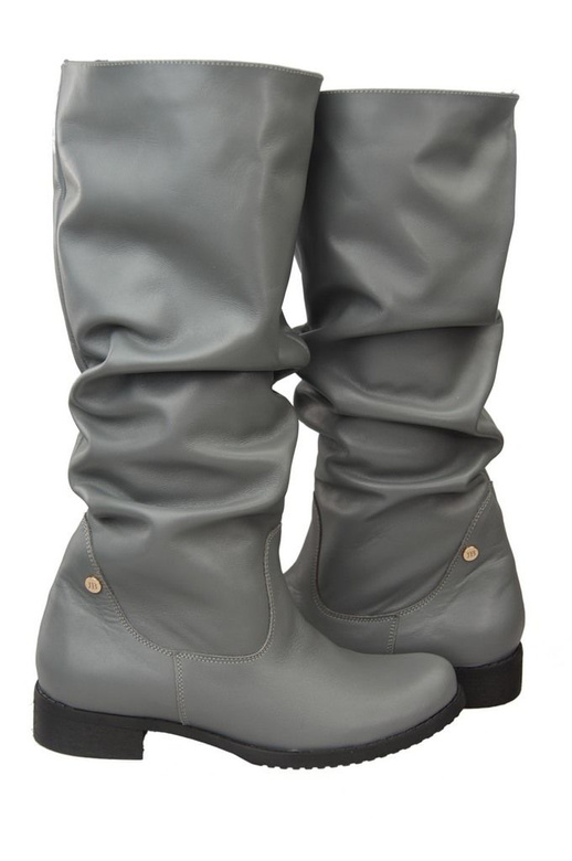 Schuhe Damenstiefel Stiefel, Naturleder 123 Popiel ElitaBut